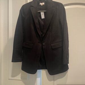 Black Coat Like Blazer NWT